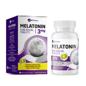 BT Pharma Melatonin 3mg يساعد على النوم